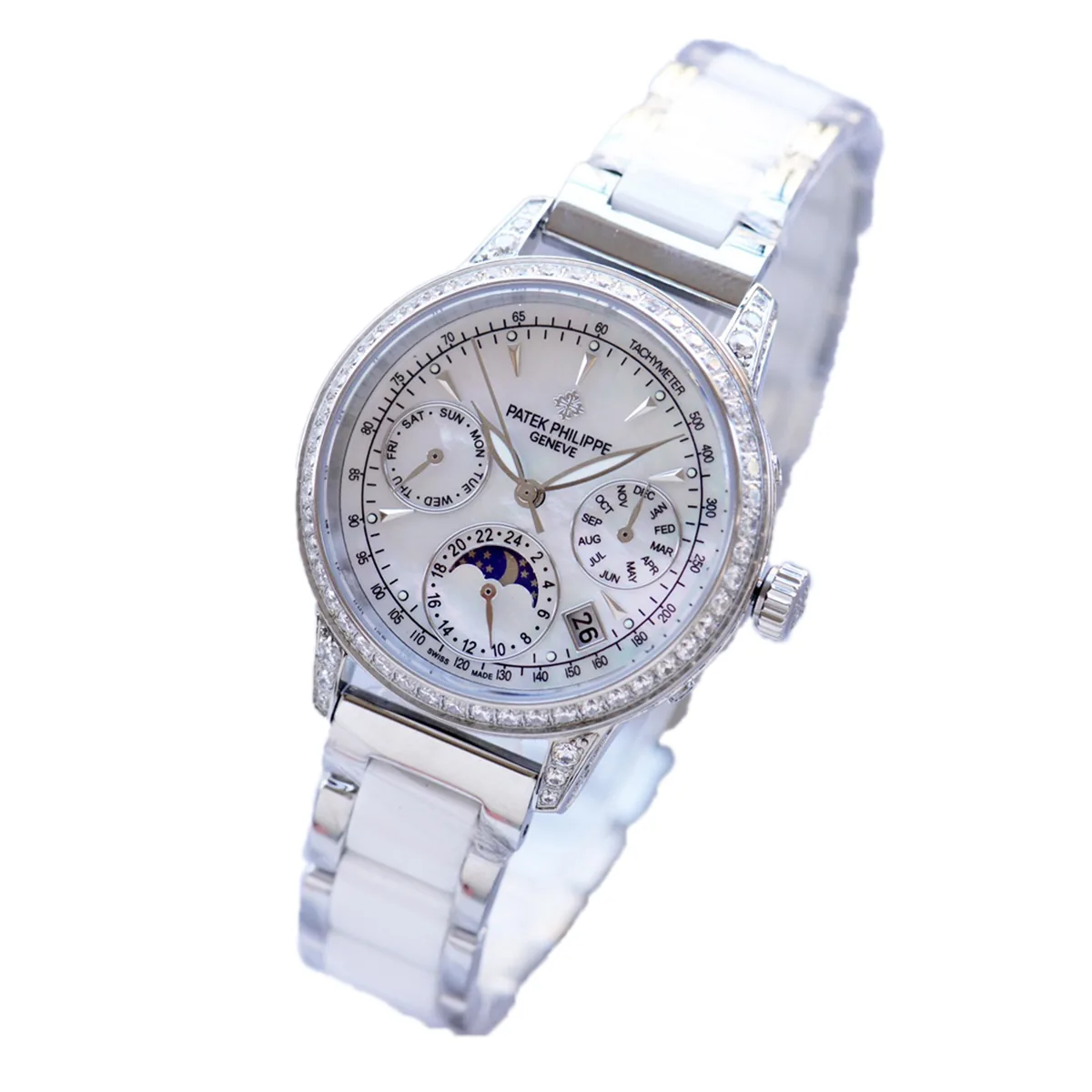 Grand Complications Ladies First Perpetual Calendar with Diamond Bezel in White Gold - Image 2