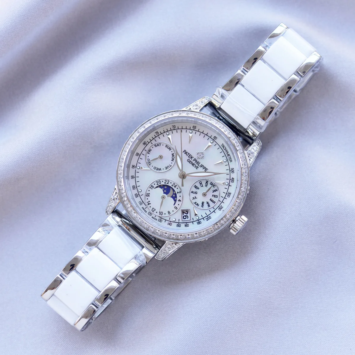Grand Complications Ladies First Perpetual Calendar with Diamond Bezel in White Gold - Image 3