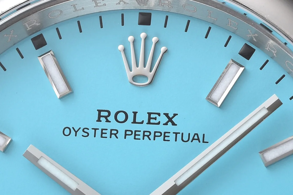 Oyster Perpetual 36mm quadrante blu turchese 126000 - immagine 5