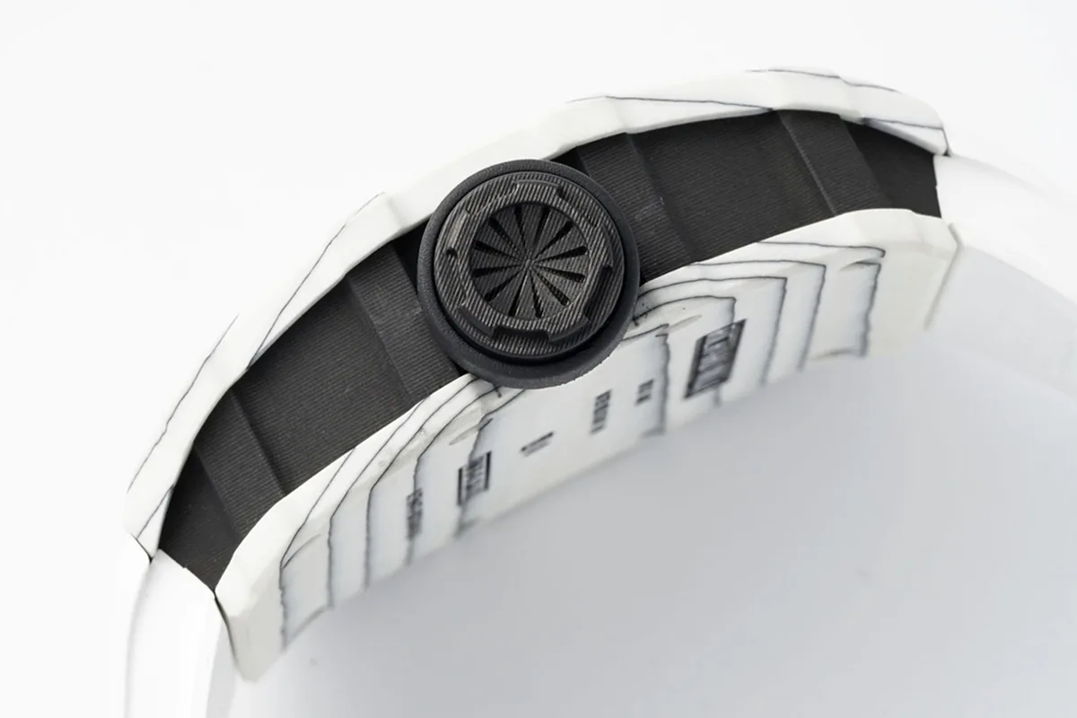 RM 035-01 Rafael Nadal White NTPT on White Rubber Strap (Sonic) - Image 4