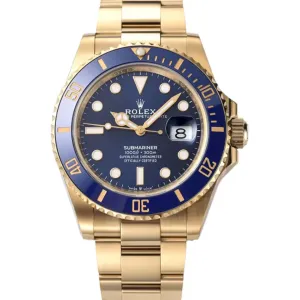 Submariner 41 126618LB Blue Ceramic in Yellow Gold