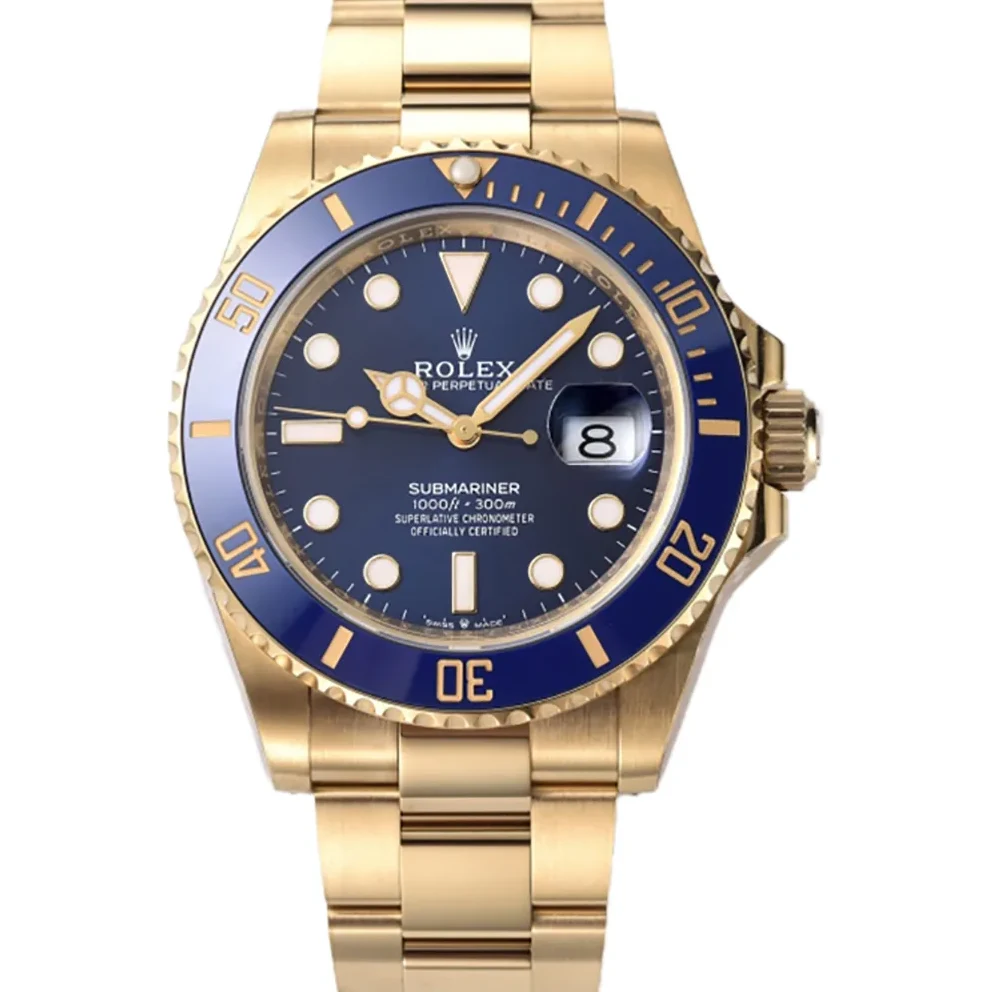 Submariner 41 126618LB Blue Ceramic in Yellow Gold