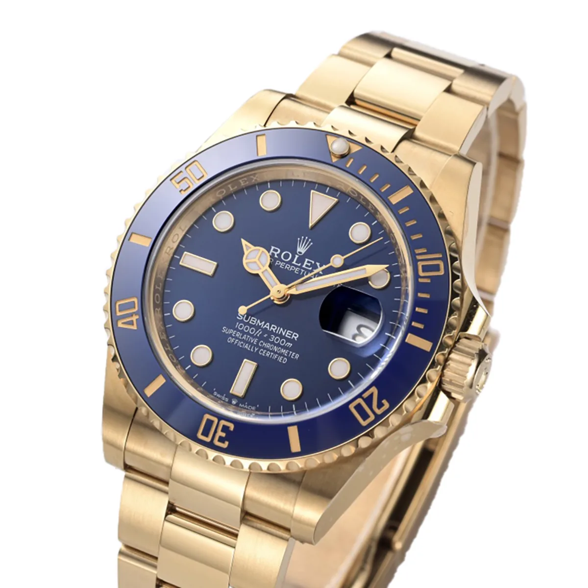 Submariner 41 126618LB ceramica blu in oro giallo - immagine 2