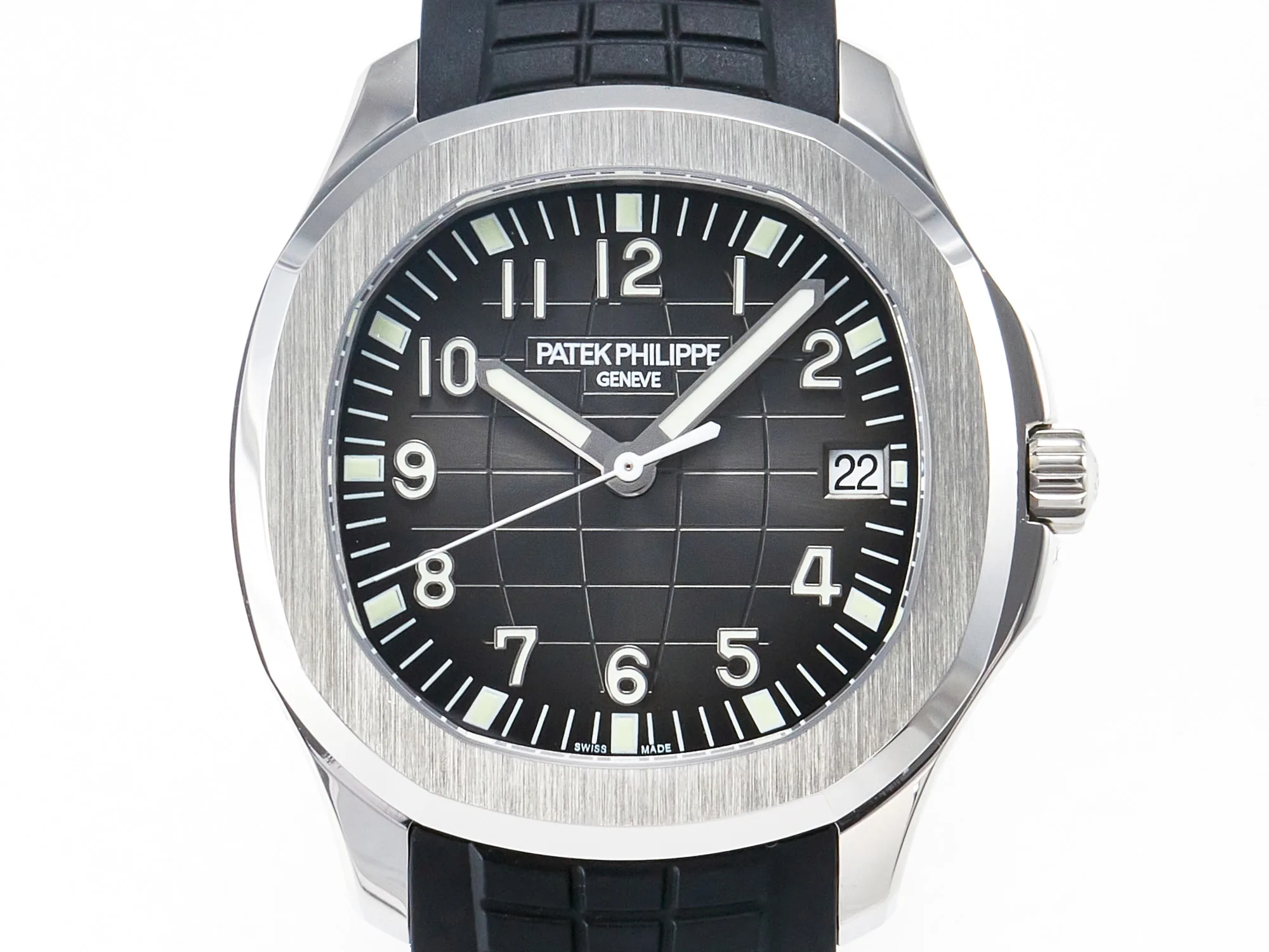 Aquanaut 5167 40mm SS 3KF 1:1 Best Edition Black Dial on Black Rubber Strap A330 Super Clone V3 - Image 3