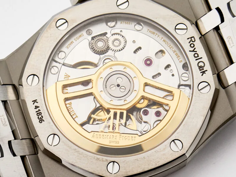 Royal Oak 41mm 15500 SS ZF 1:1 Best Edition Black Textured Dial on SS Bracelet SA4302 Super Clone V3 - Image 12