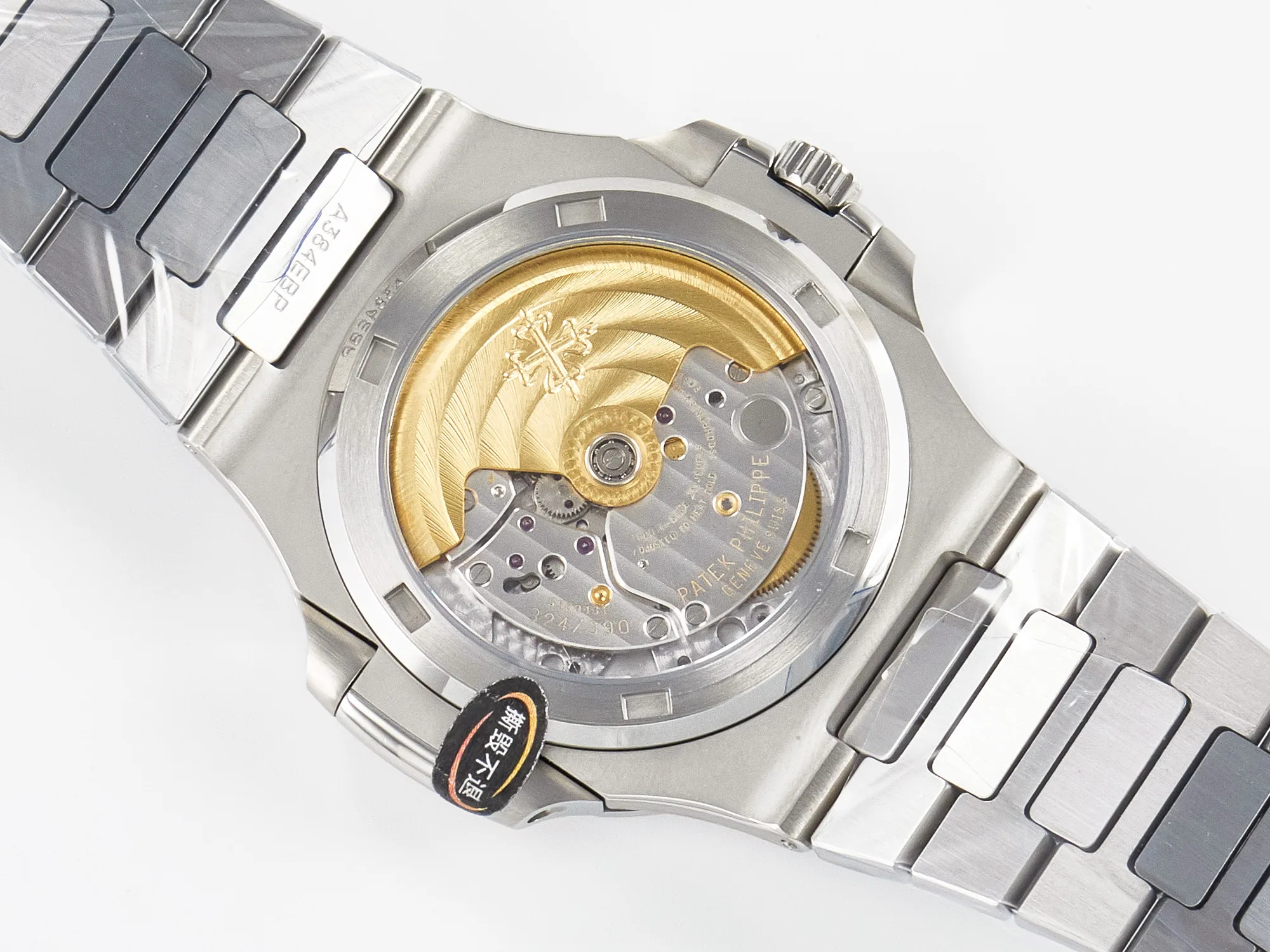 Nautilus 5711 3KF 1:1 Best Edition quadrante bianco su bracciale SS A324 Super Clone V2 - immagine 23