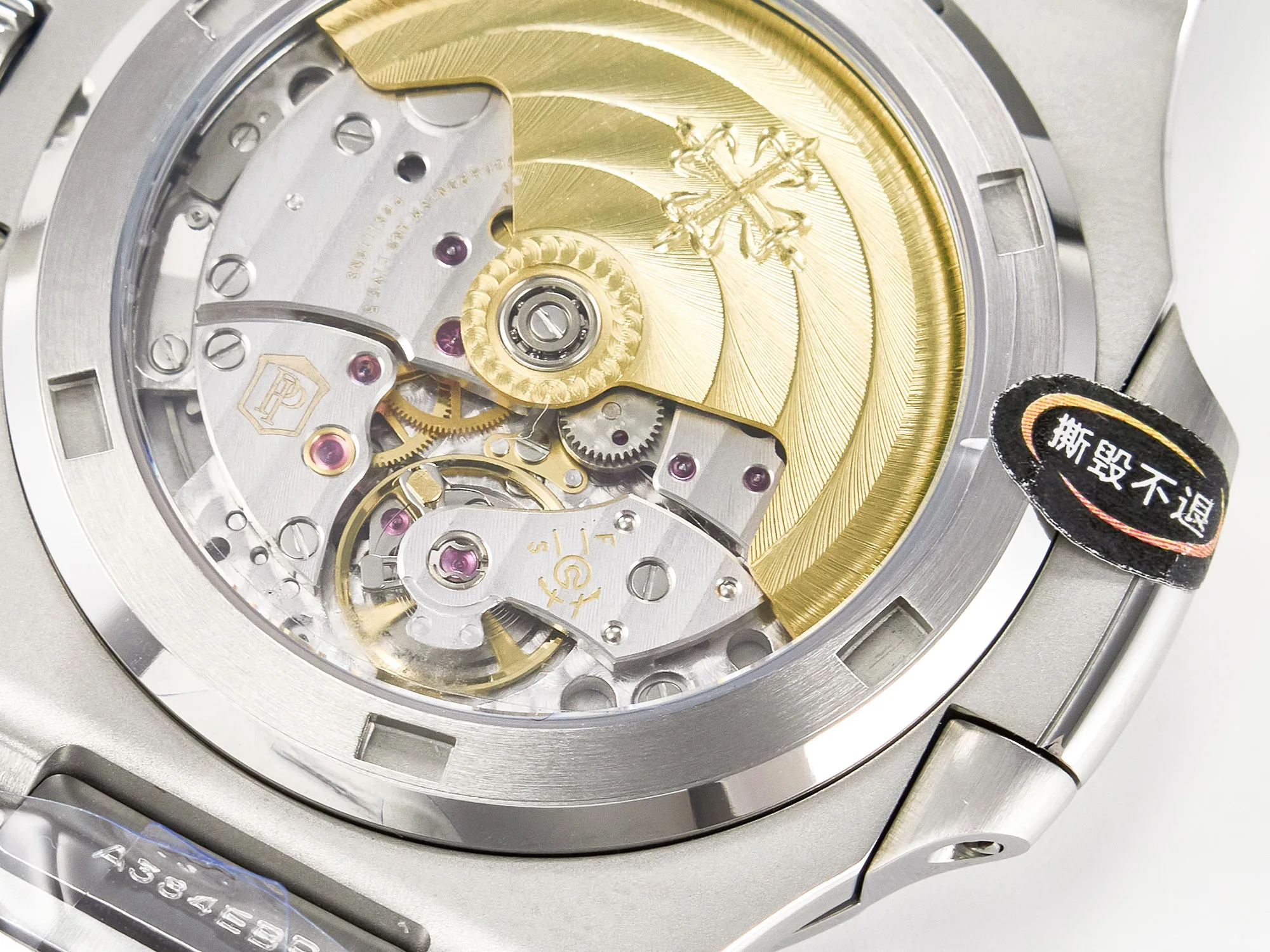 Nautilus 5711 3KF 1:1 Best Edition quadrante bianco su bracciale SS A324 Super Clone V2 - immagine 24