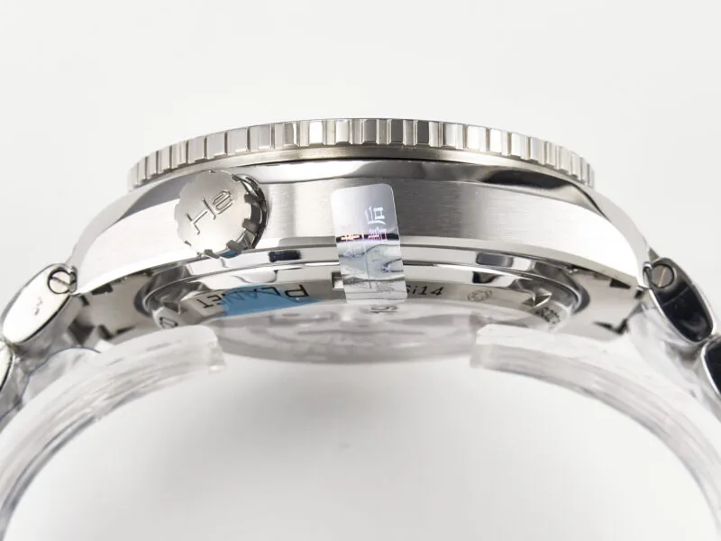 Planet Ocean 600M Co-Axial GMT 43.5mm VSF 1:1 Best Edition quadrante blu lunetta in ceramica blu su bracciale SS A8605 Super Clone - immagine 13