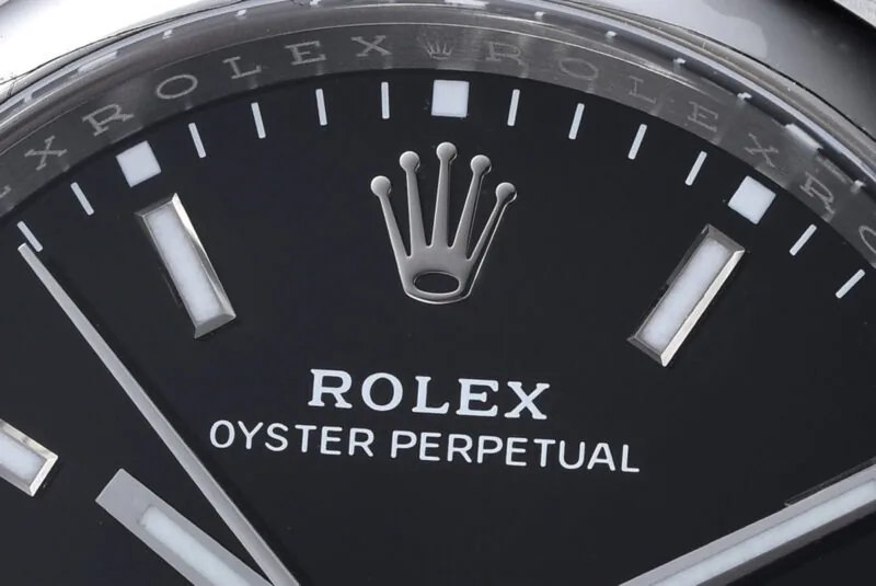 Clean Factory Rolex Oyster Perpetual 36mm quadrante nero brillante 124300 - immagine 5