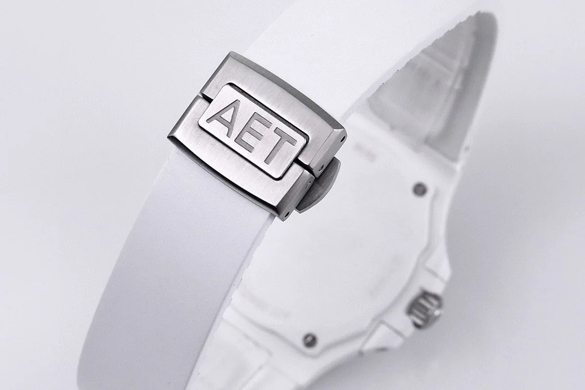 AET Nautilus 5711 Black Dial White Ceramic