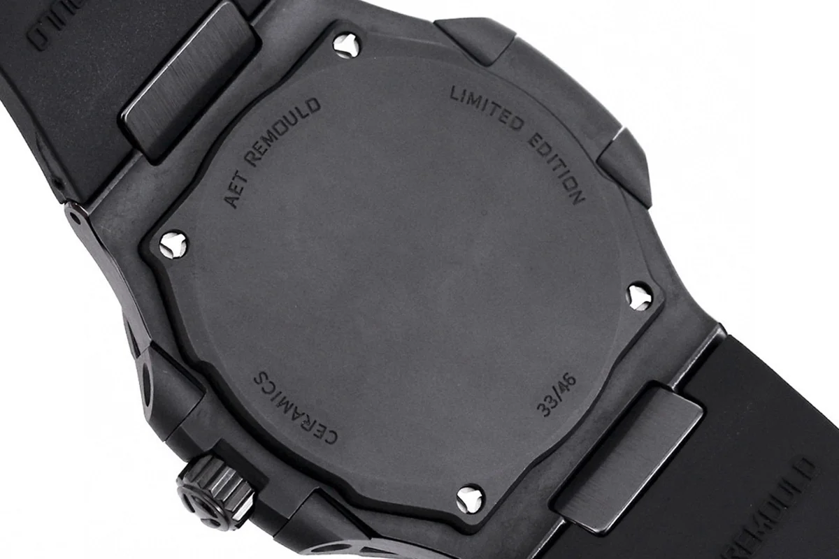 AET Nautilus 5711 Roselend Blue Dial Black Ceramic