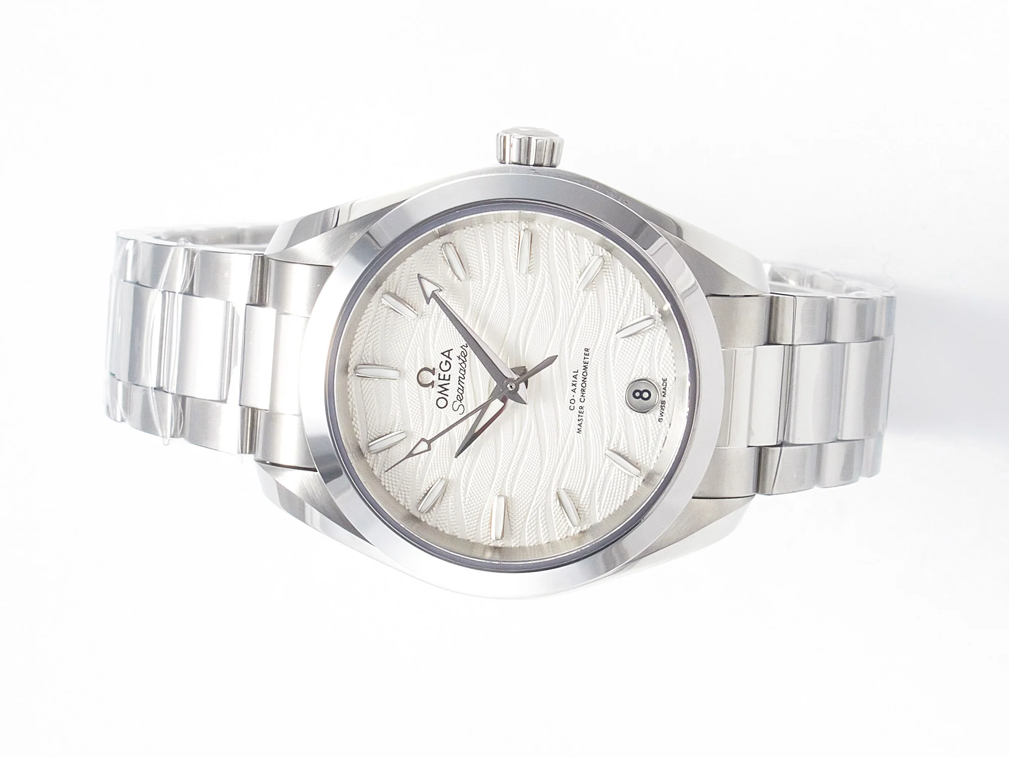 Aqua Terra 150M SS VSF 1:1 Best Edition White Dial SS Hand on SS Bracelet A8800