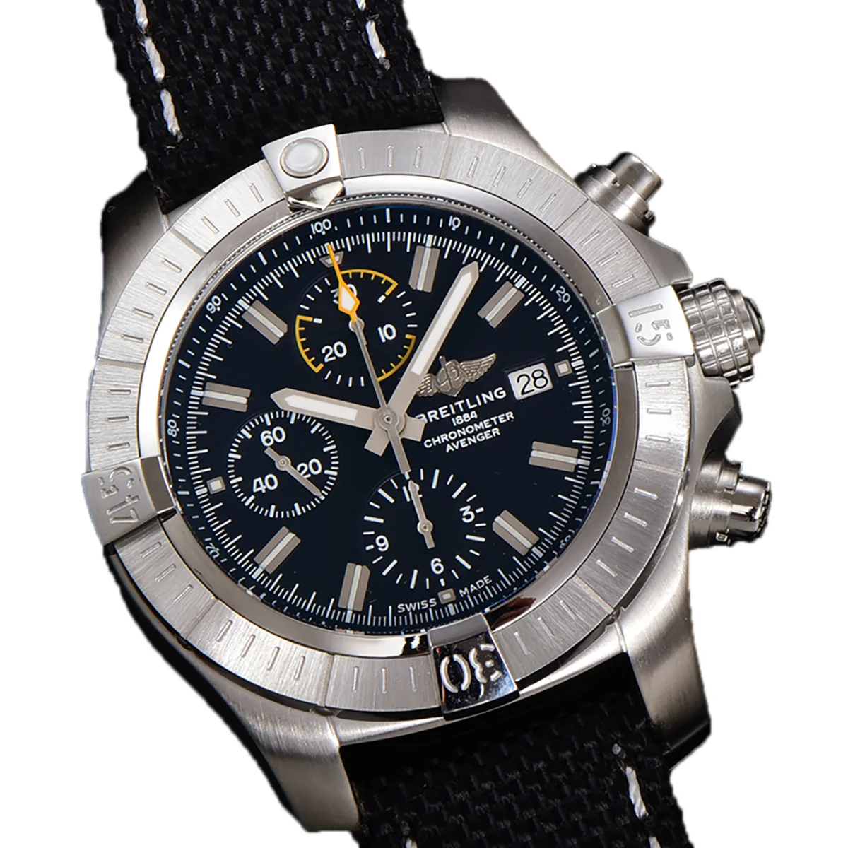 Avenger Bandit Black Dial in Steel