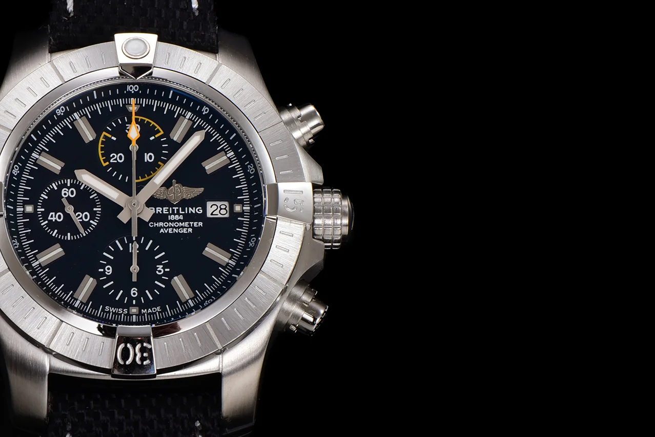 Avenger Bandit Black Dial in Steel