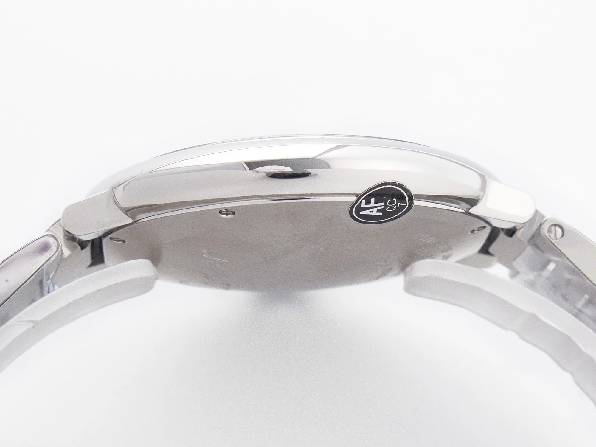 Ballon Bleu 42mm SS AF 1:1 Best Edition White Texture Dial on SS Bracelet A2824 V5