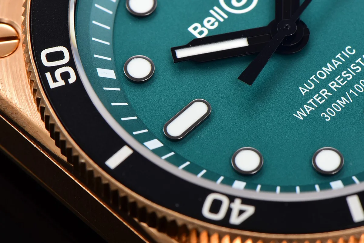 BR 03-92 Diver Black & Green Bronze