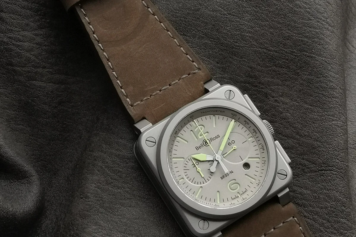 BR 03-94 Chrono Grey Dial in Titanium