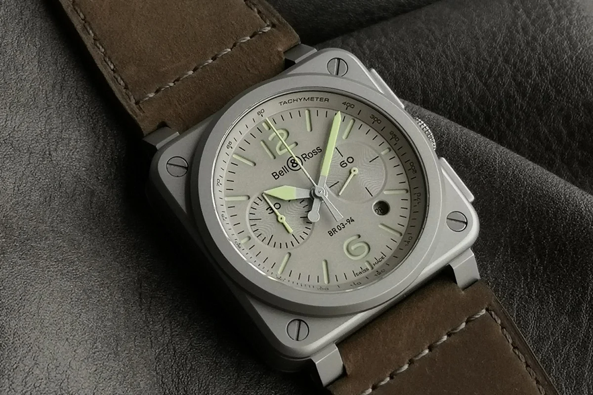 BR 03-94 Chrono Grey Dial in Titanium