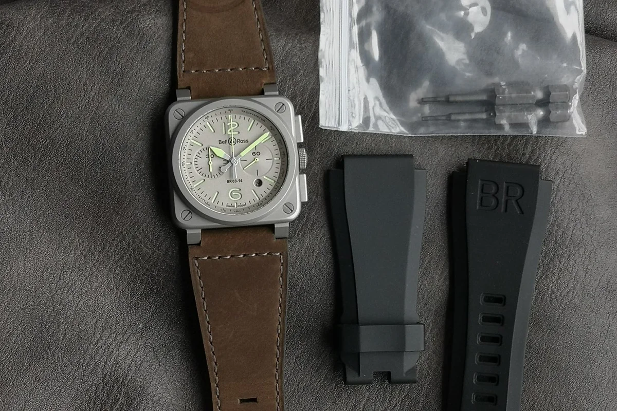 BR 03-94 Chrono Grey Dial in Titanium