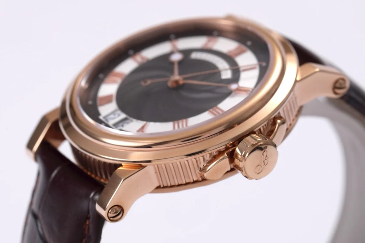 Breguet Marine Automatic Big Date 5817 Brown Dial Watch in Rose Gold