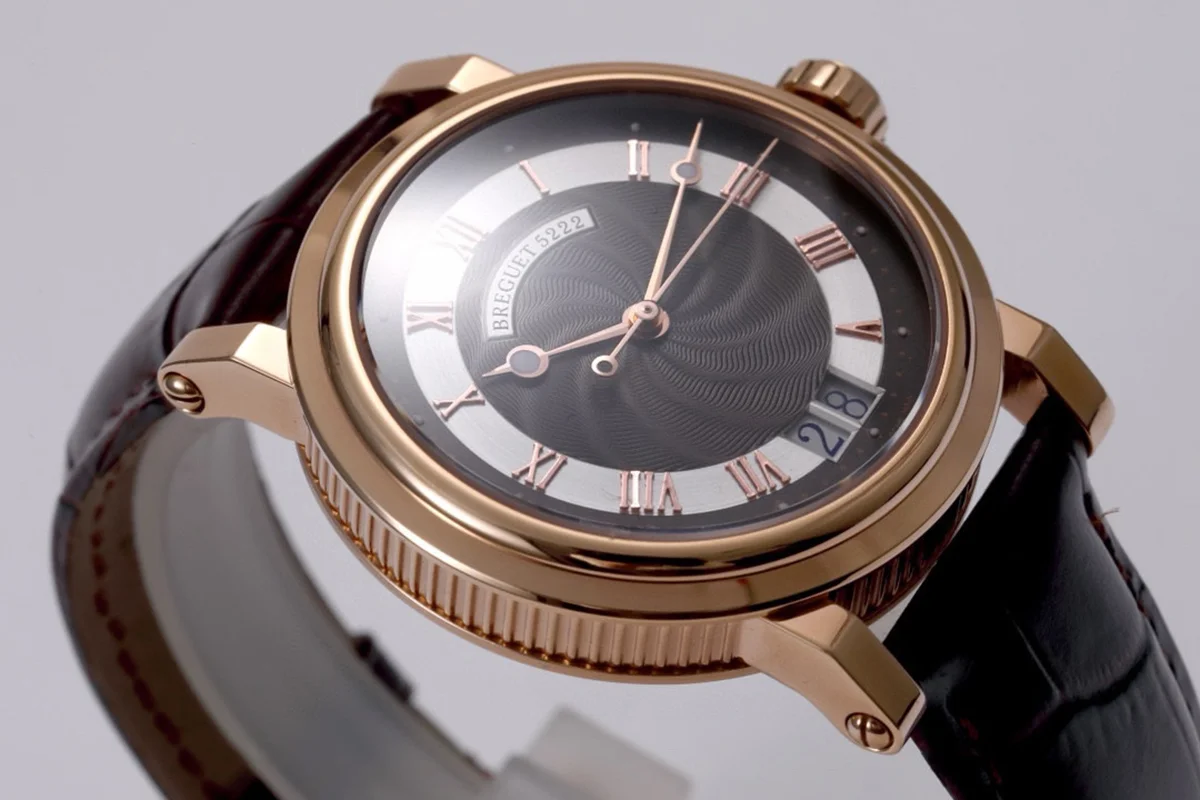 Breguet Marine Automatic Big Date 5817 Brown Dial Watch in Rose Gold