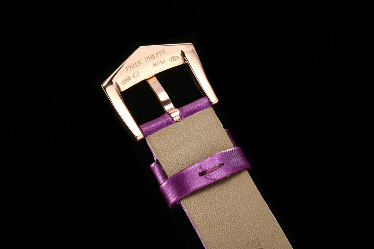 Calatrava 4997/200R Purple Dial in Rose Gold on Purple Leather Strap