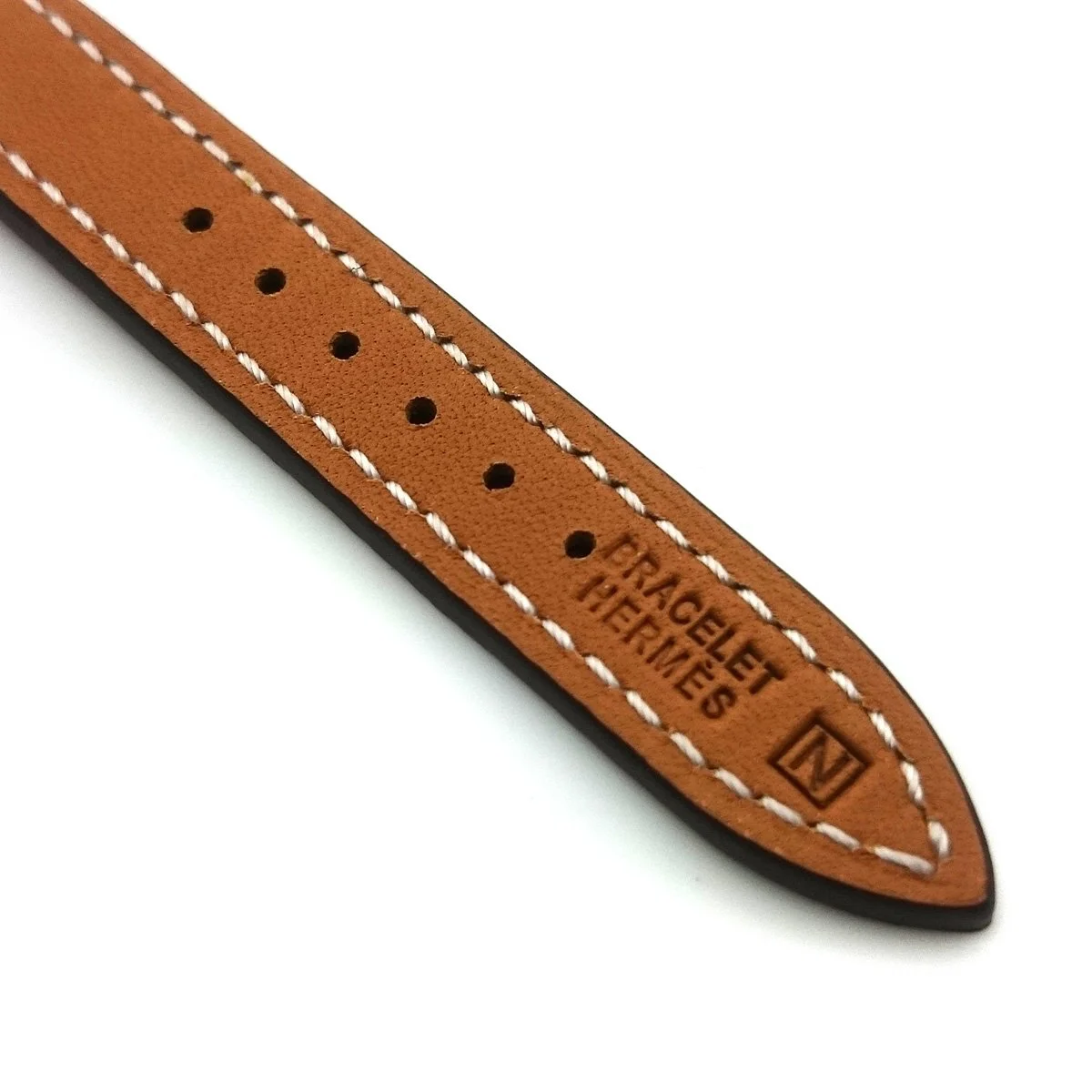 Cape Cod Tonneau Rose Gold on Purple Epsom Leather Strap