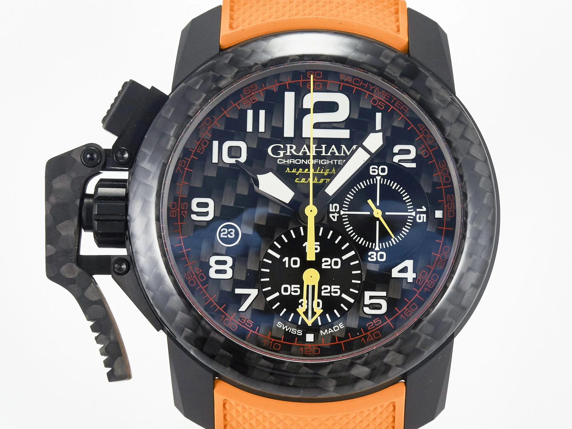 Chronofighter Superlight JKF 1:1 Best Edition on Orange Rubber Strap A7750