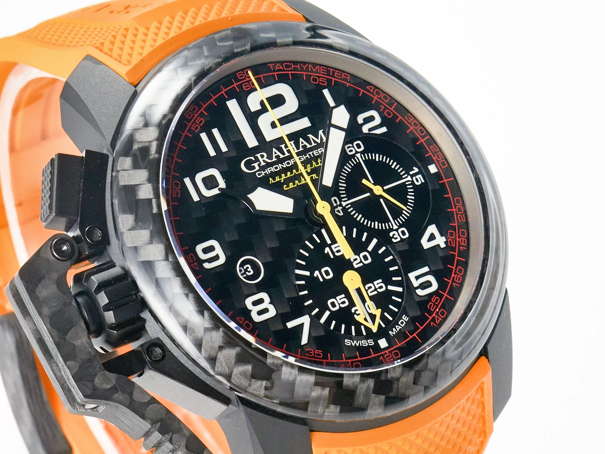 Chronofighter Superlight JKF 1:1 Best Edition on Orange Rubber Strap A7750