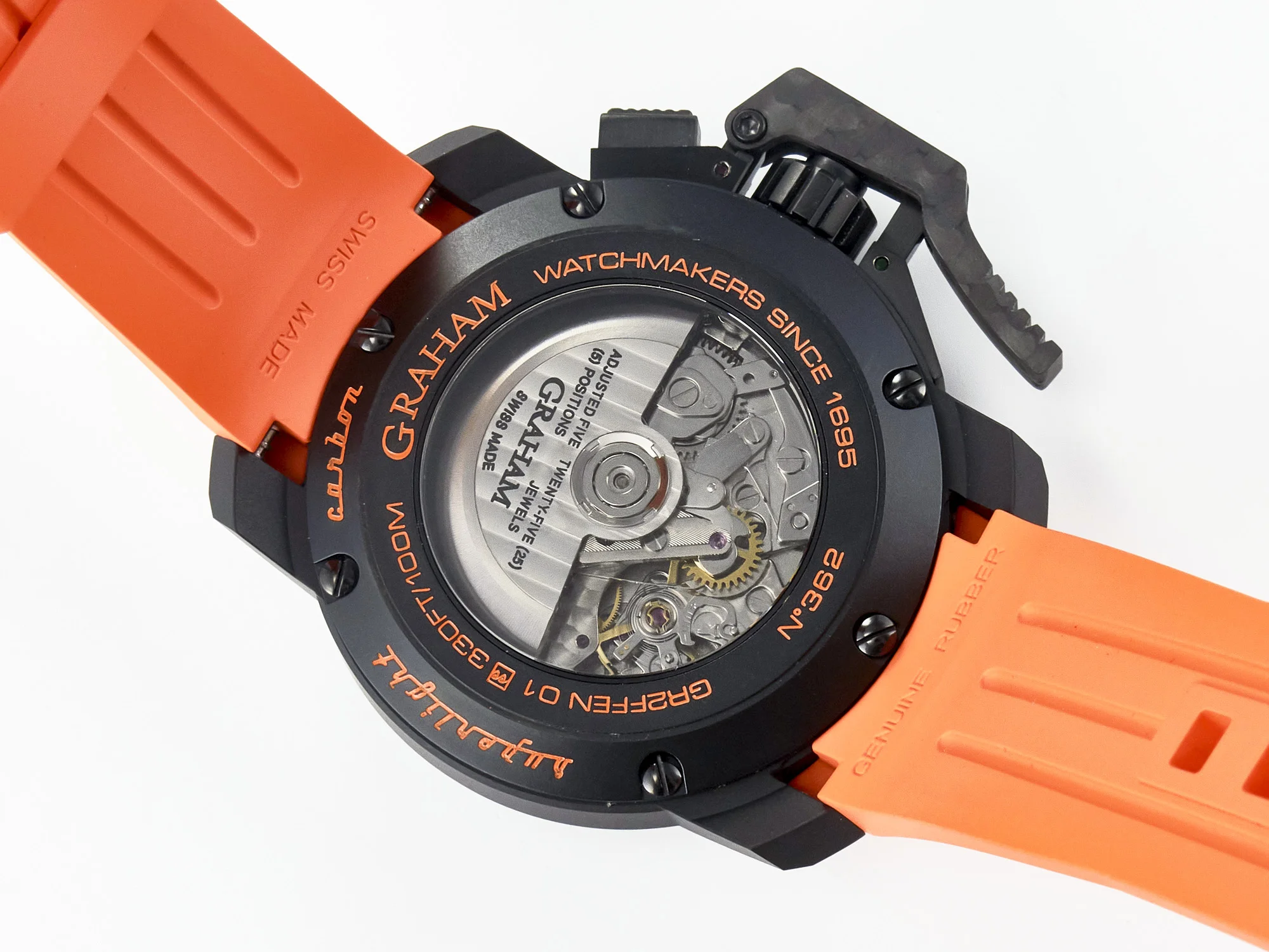 Chronofighter Superlight JKF 1:1 Best Edition on Orange Rubber Strap A7750