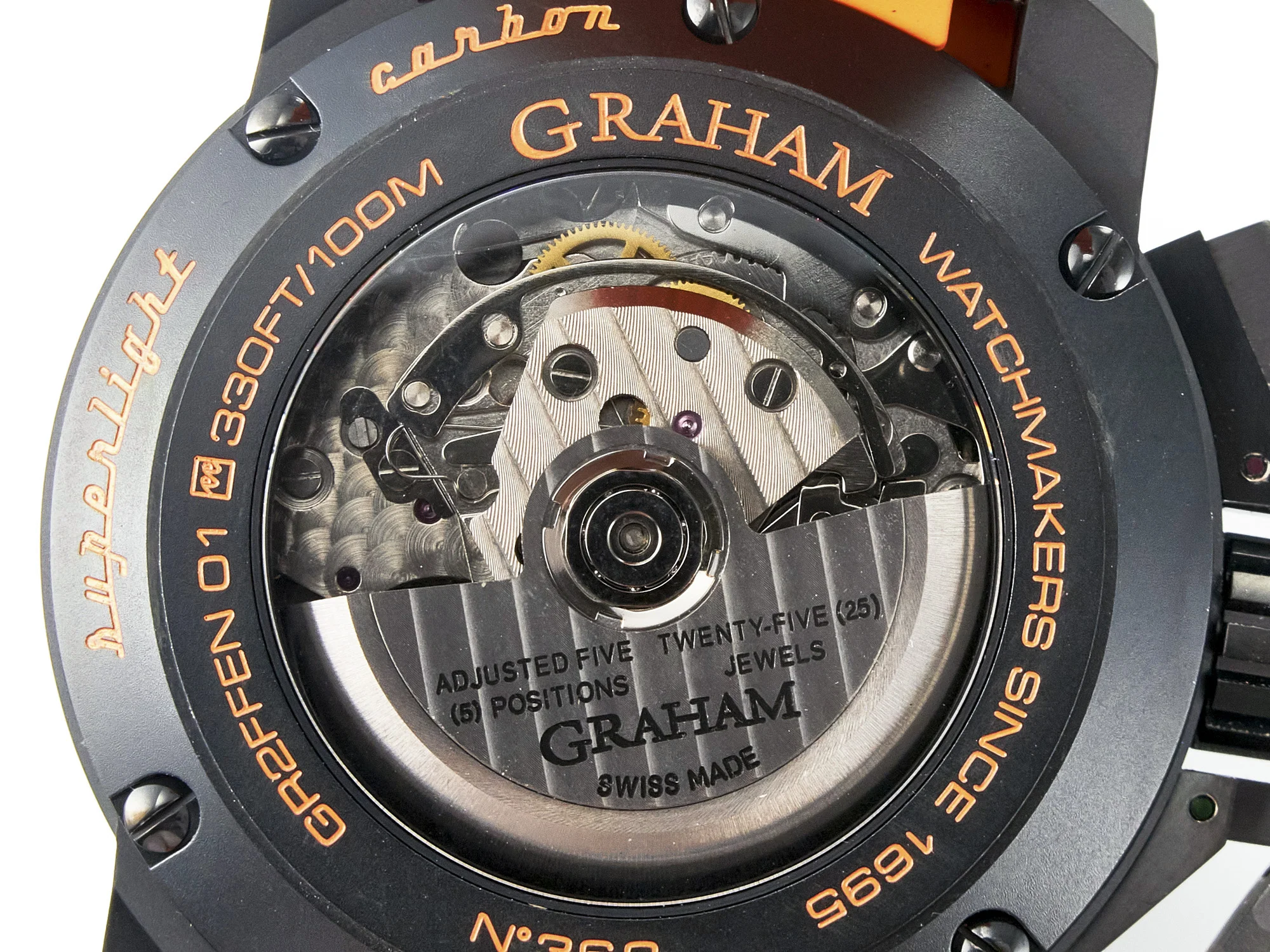 Chronofighter Superlight JKF 1:1 Best Edition on Orange Rubber Strap A7750