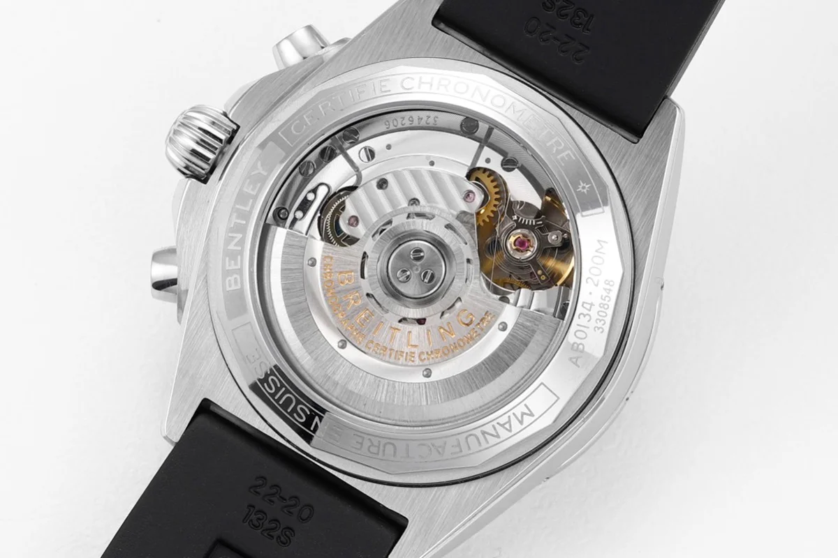 Chronomat B01 42 Frece Tricolori Blue Dial on Rubber Strap