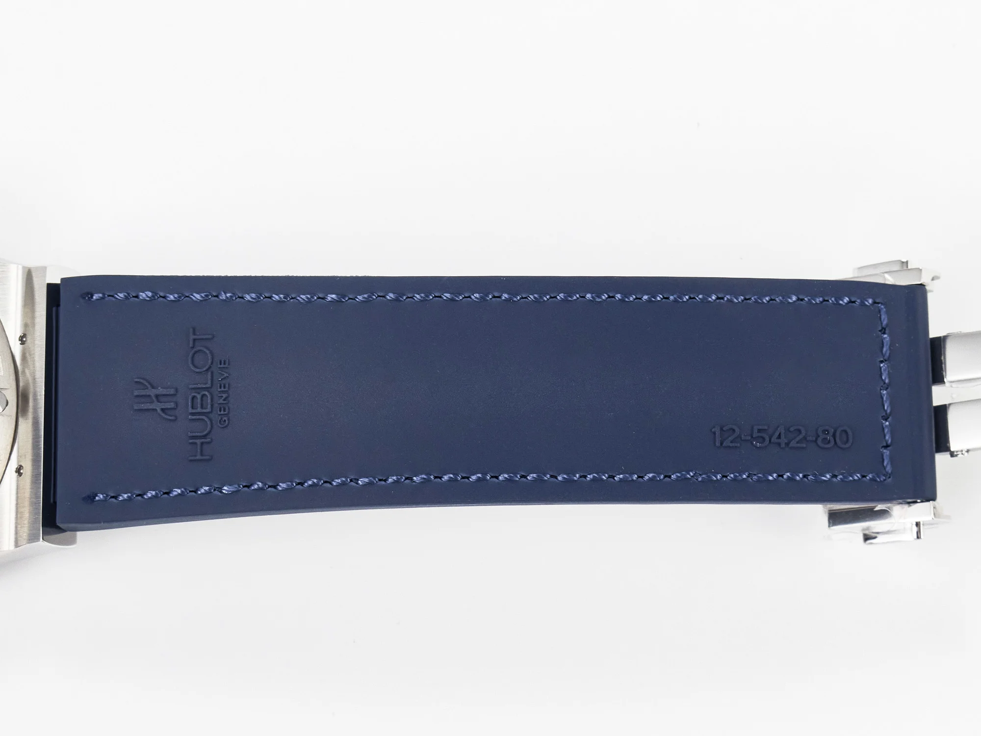 Classic Fusion 42mm SS JJF 1:1 Best Edition Blue Dial on Blue Gummy Leather Strap