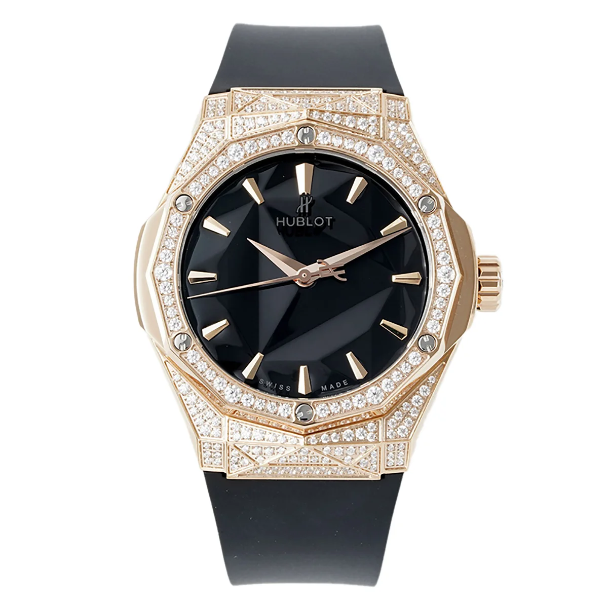 Classic Fusion Orlinski King Gold Alternative Pave 40mm Black Dial