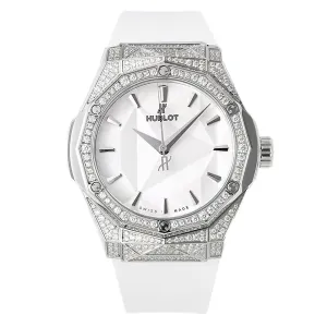 Classic Fusion Orlinski Titanium White Alternative Pave 40mm White Dial