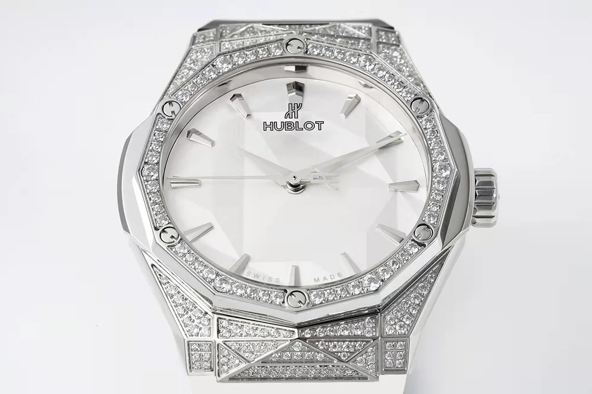 Classic Fusion Orlinski Titanium White Alternative Pave 40mm White Dial