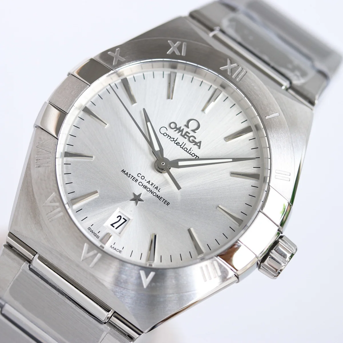 Constellation Co-Axial Chronometer 39mm Silver Dial in Steel