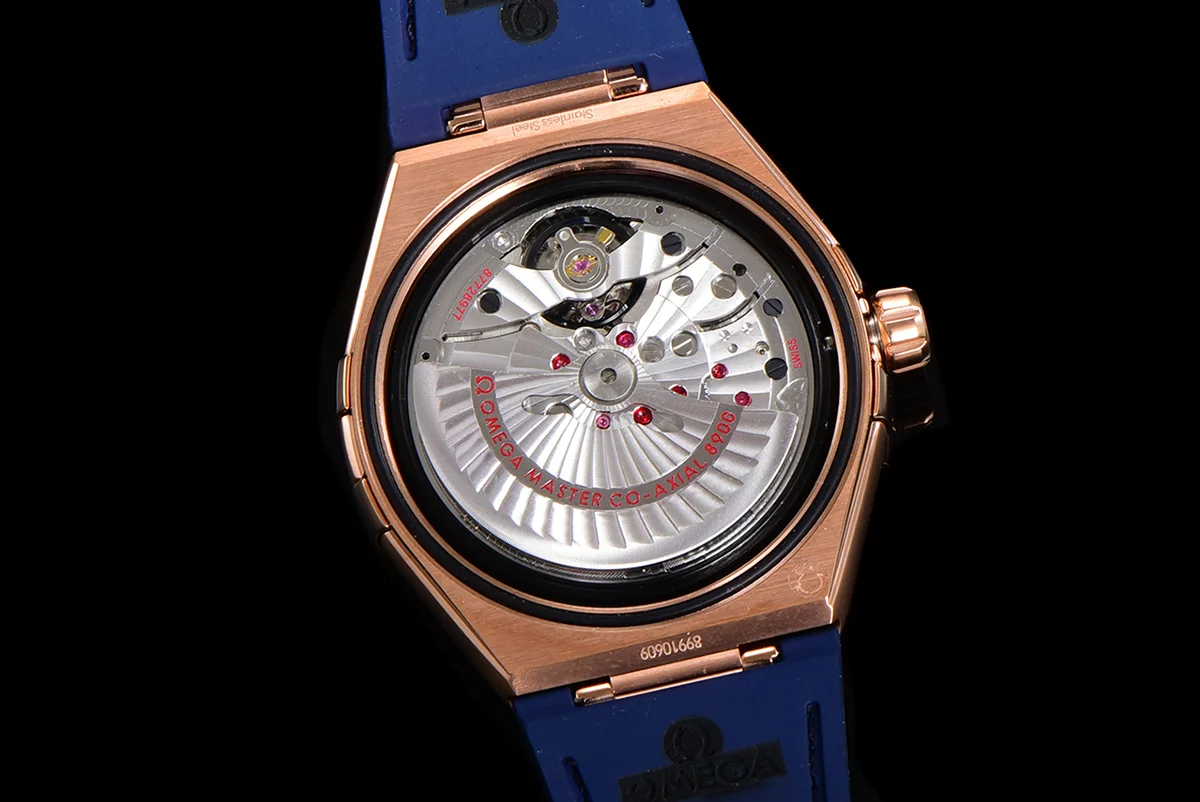 Constellation Co-Axial Master Chronometer 41mm Blue Dial in Rose Gold