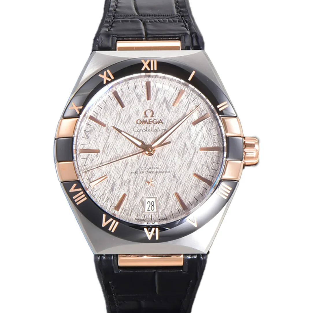 Constellation Co-Axial Master Chronometer 41mm White Dial in Steel/Rose Gold