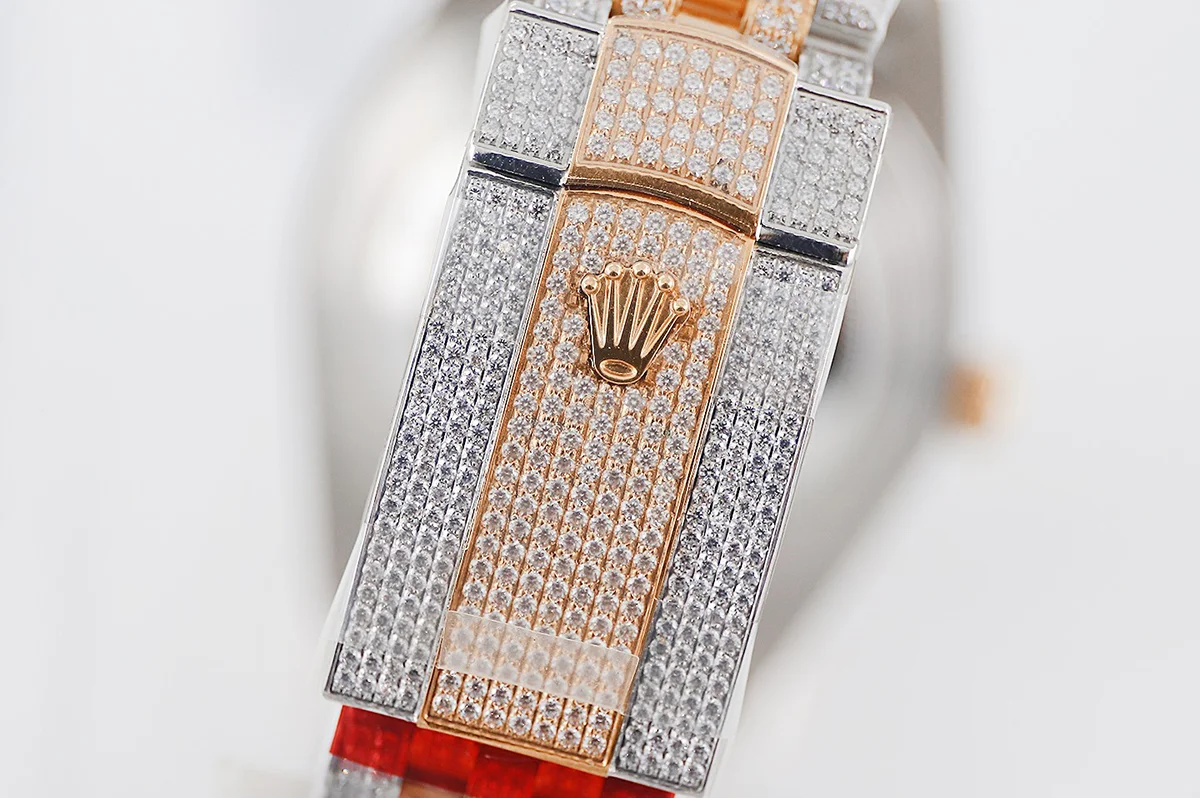 Datejust 41 126300 Diamond Dial Arabic Markers in Rose Gold on Jubilee Bracelet