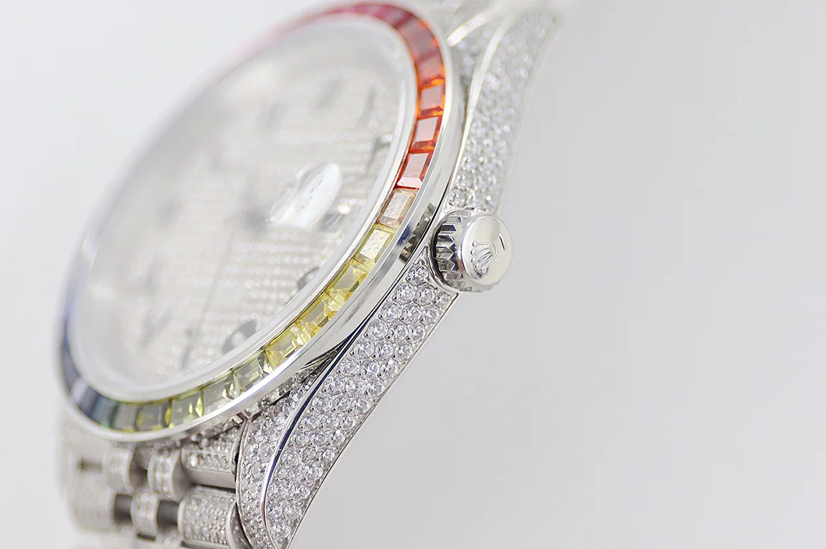 Datejust 41 126300 Diamond Dial Arabic Markers on Jubilee Bracelet