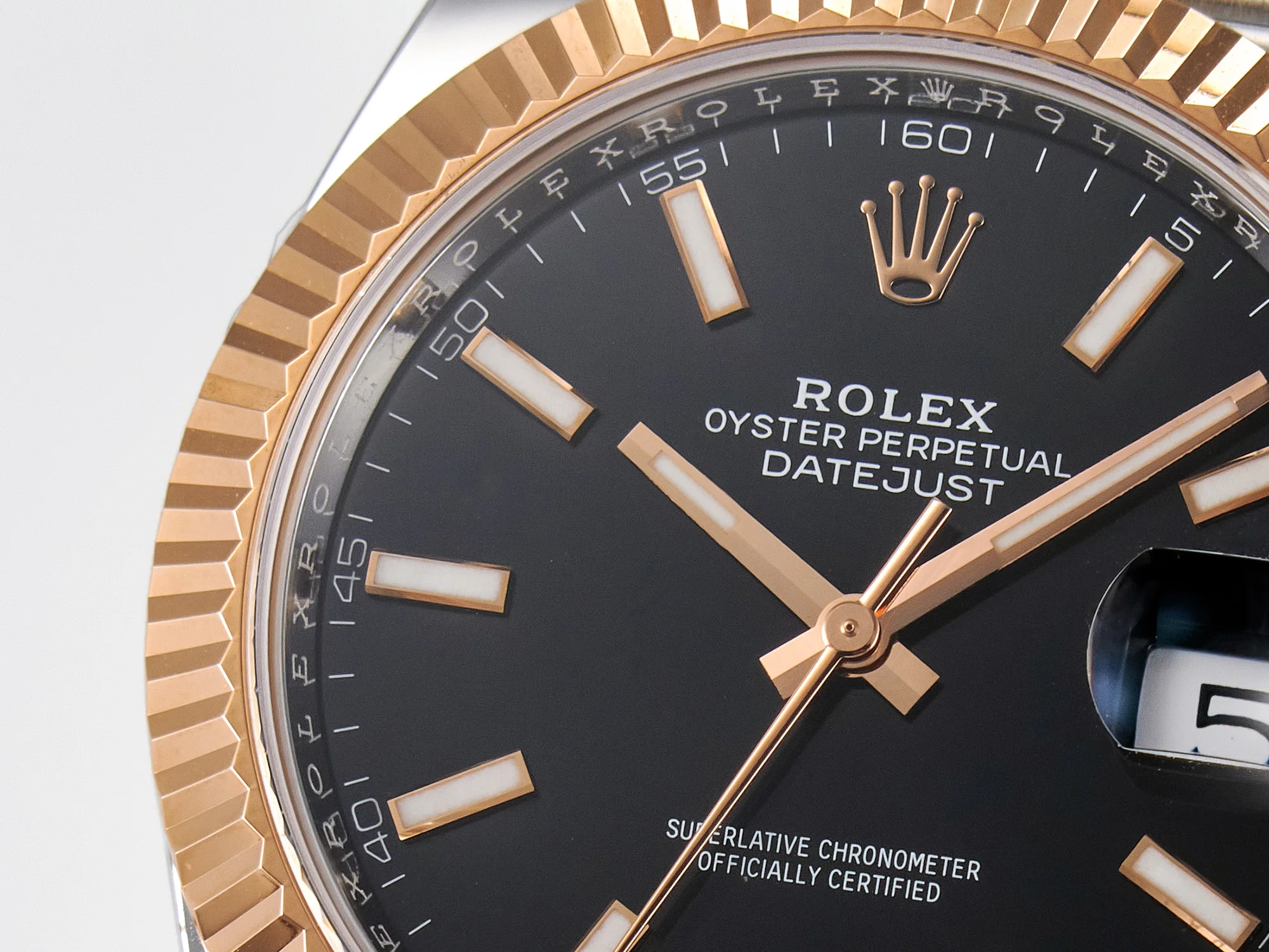 DateJust 41 126331 ARF 1:1 Best Edition 904L Steel Black Dial on SS/RG Jubilee Bracelet SH3235(Gain Weight)