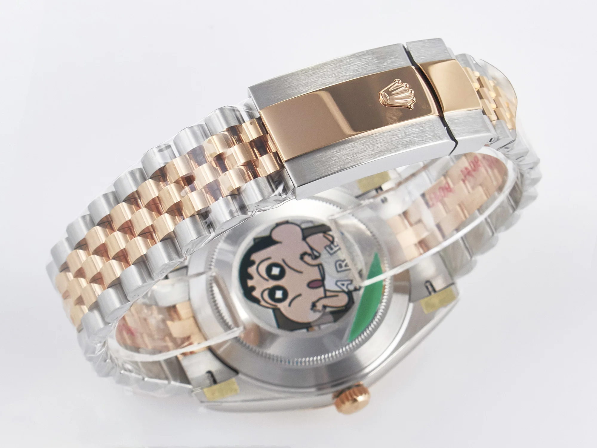 DateJust 41 126331 ARF 1:1 Best Edition 904L Steel Gray Dial Green Roman Marker on SS/RG Jubilee Bracelet SH3235(Gain Weight)