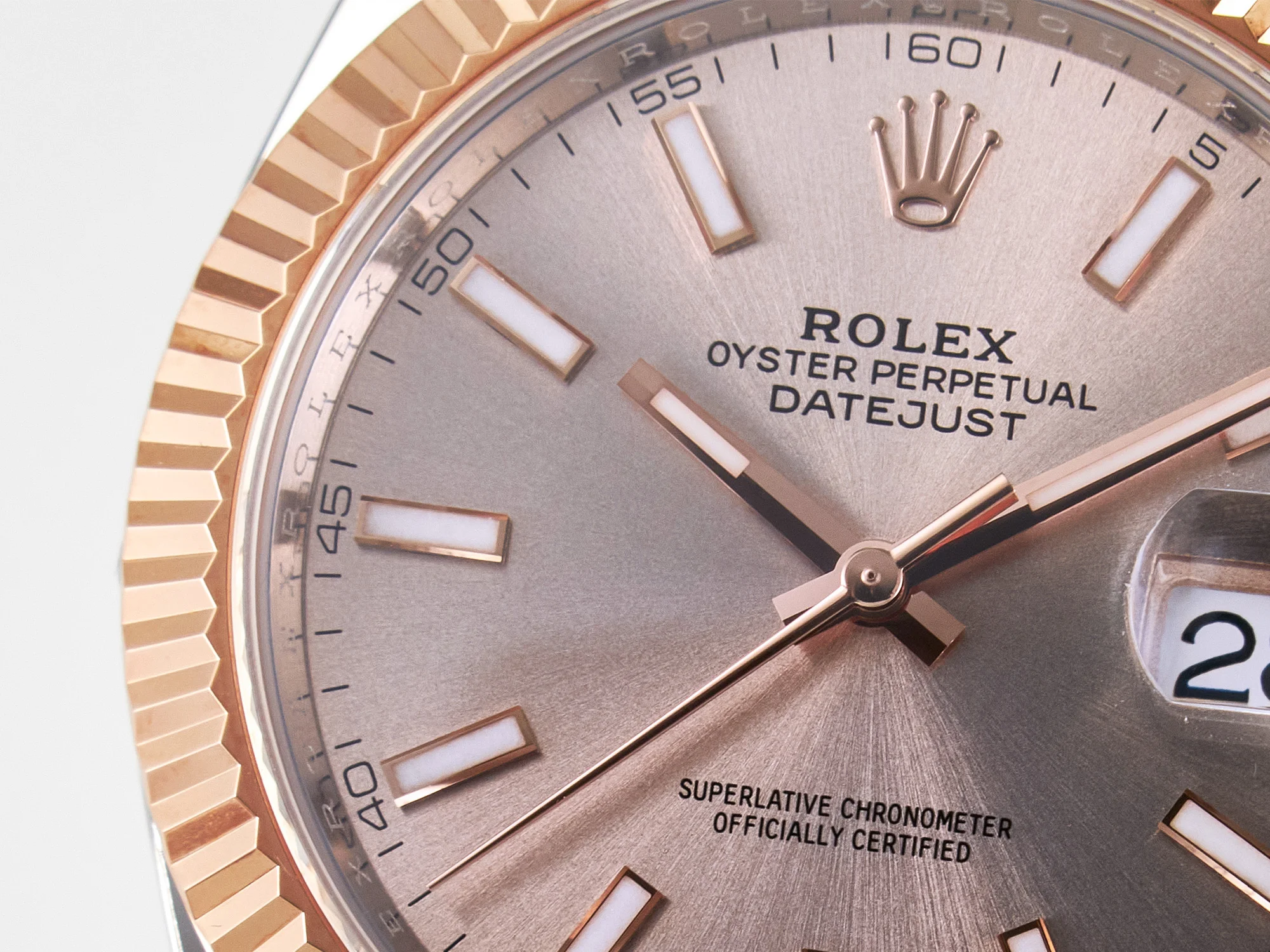 DateJust 41 126331 ARF 1:1 Best Edition 904L Steel RG Dial on SS/RG Oyster Bracelet SH3235(Gain Weight)