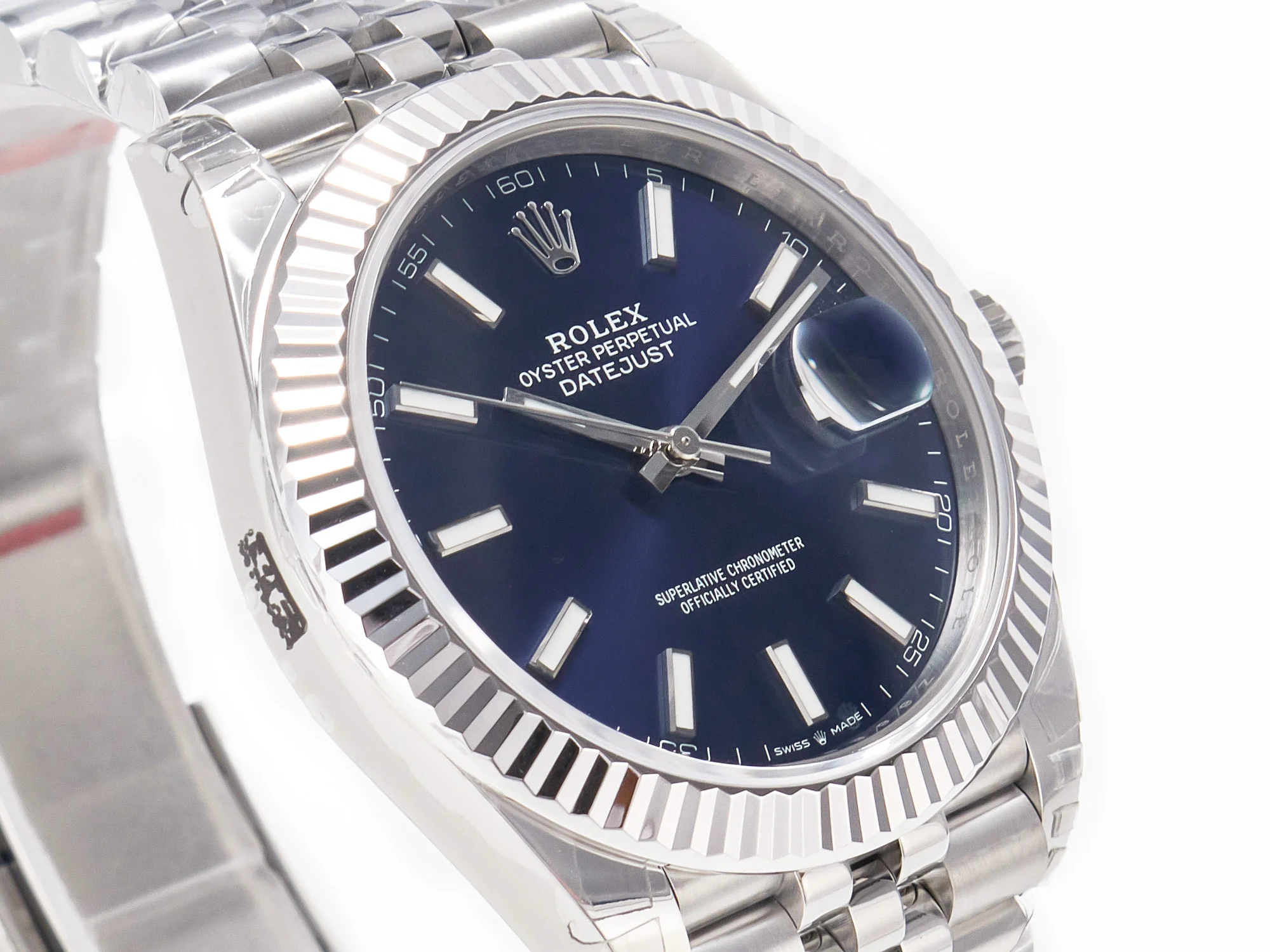 DateJust 41 126334 904L SS VSF 1:1 Best Edition Blue Dial on Jubilee Bracelet VS3235 V2 (133g)