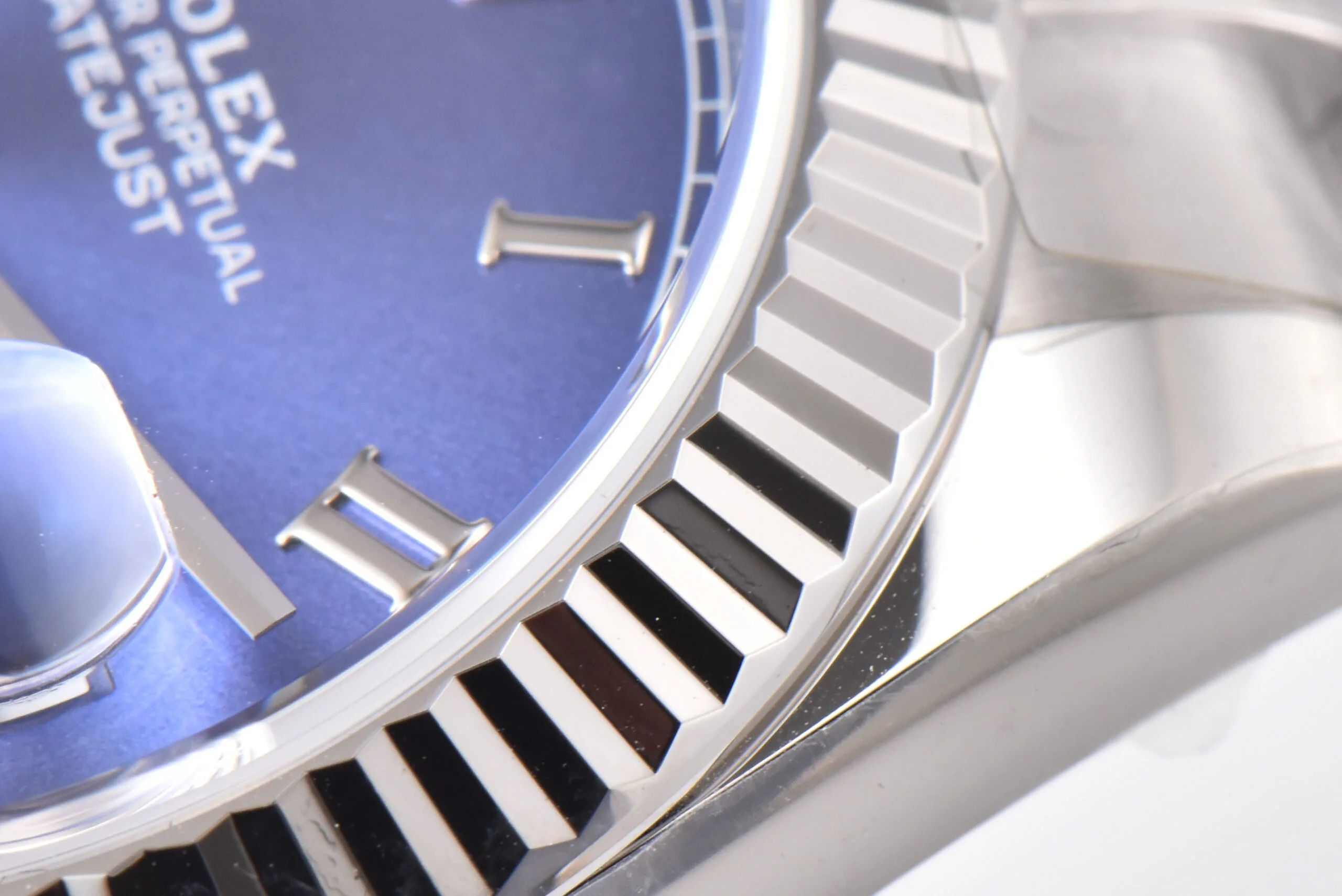 Datejust 41 126334 Azzurro Blue Dial Roman Markers on Oyster Bracelet