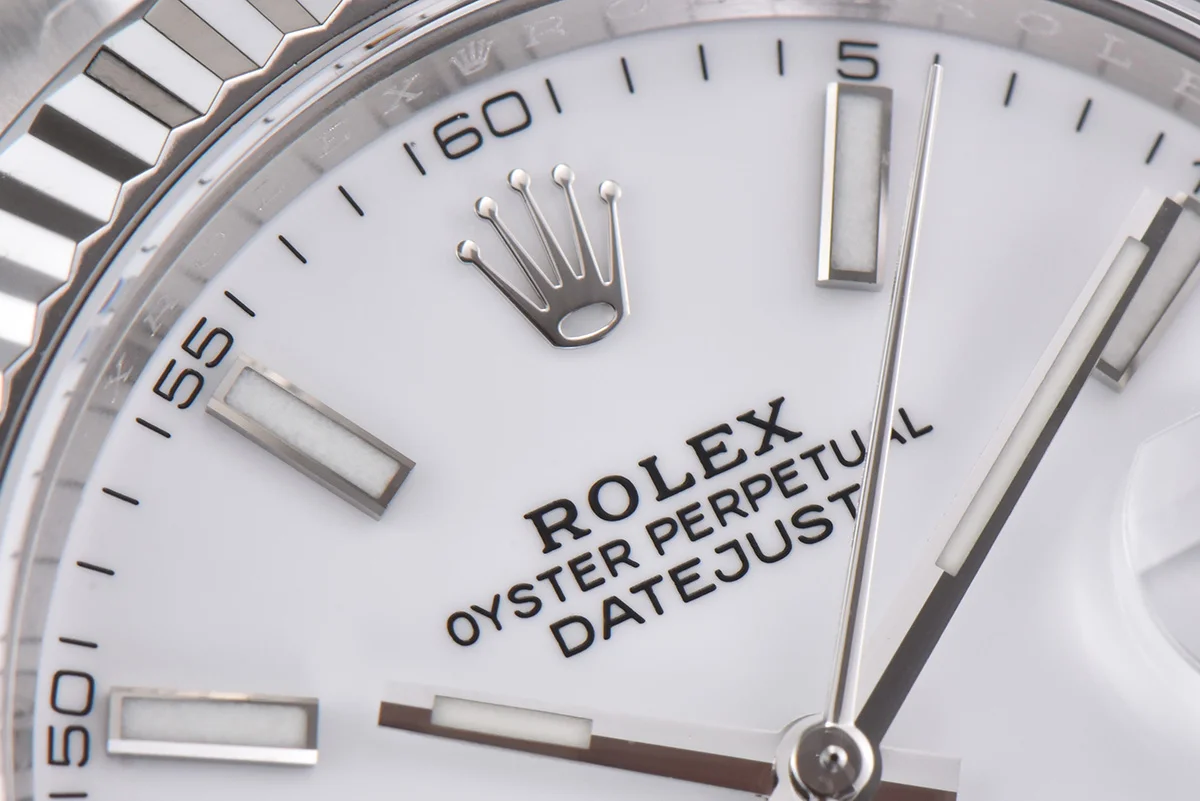 Datejust 41 126334 White Dial Stick Markers on Oyster Bracelet