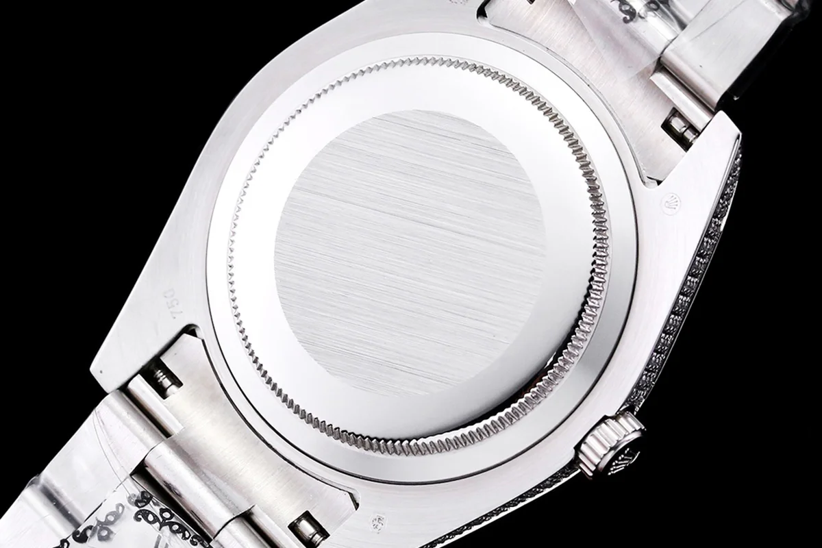 Datejust 41 Custom Diamond Paved Dial in Steel