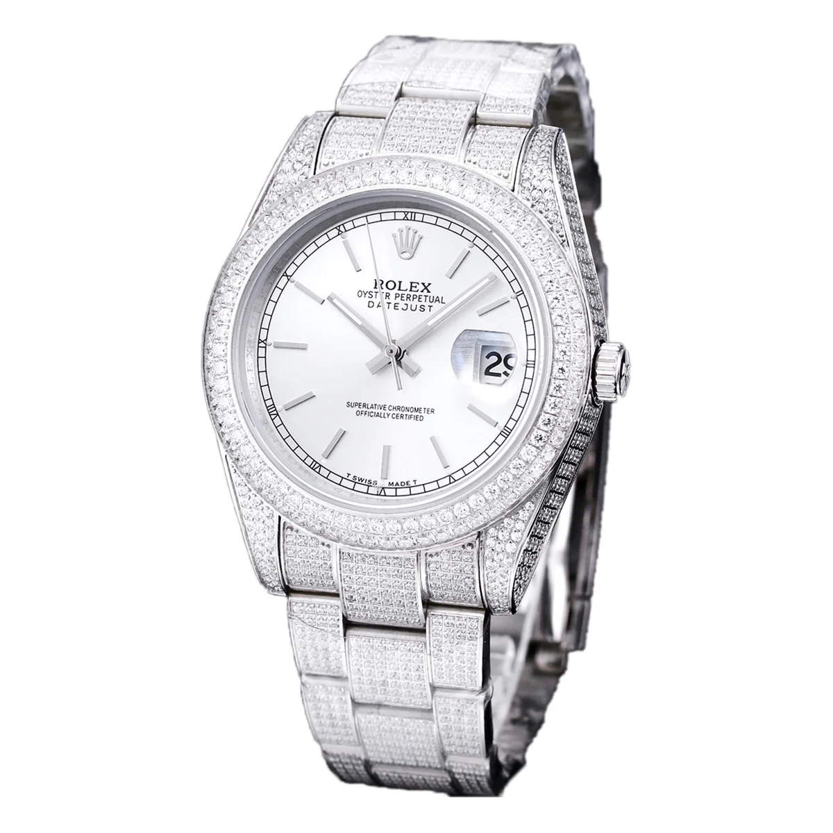 Datejust 41 with Stick Markers in Steel