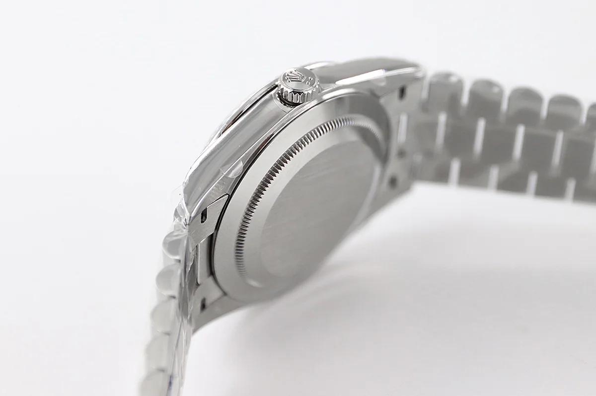 Day-Date 40 228206 Blue Dial in Platinum with Arabic Markers